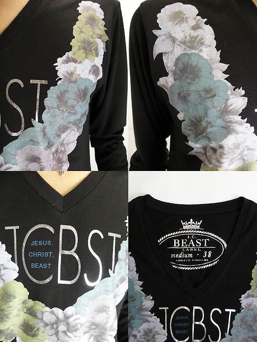 J.C.BEAST J.C.B�i�W�F�C�V�[�r�[�X�g�j�t�����[����Tee
