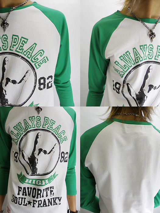 SOUL��FRANKY(�\�E���t�����L�[)PEACE���O������������Tee